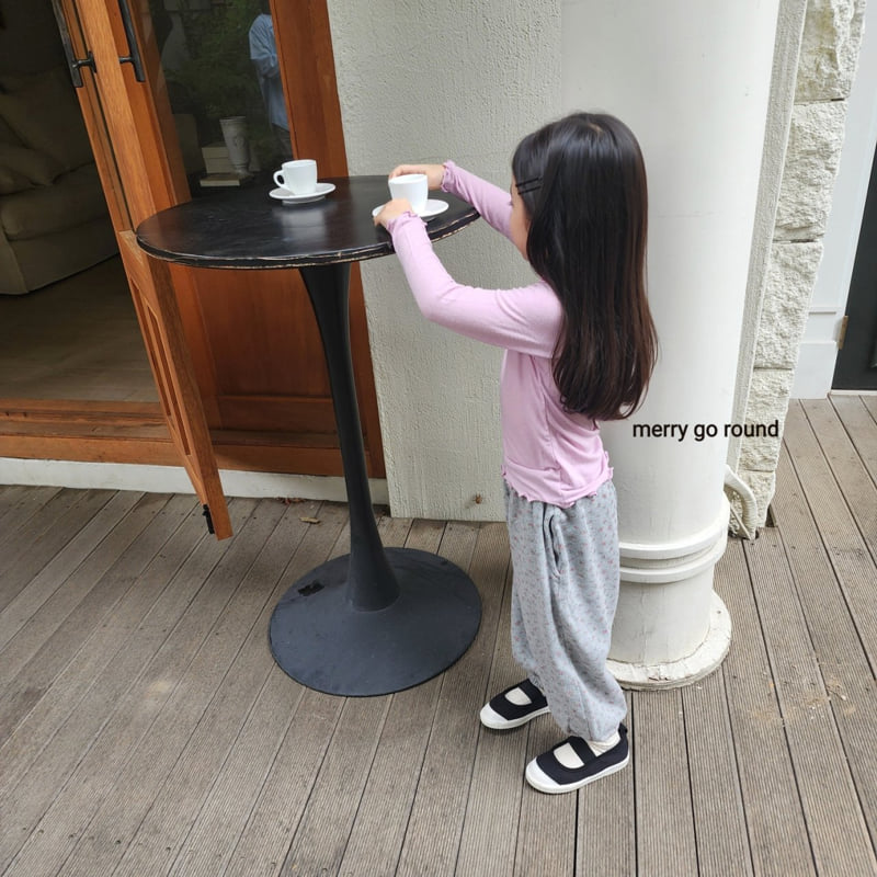 Merry Go Round - Korean Children Fashion - #childrensboutique - Floral Jogger Pants - 7