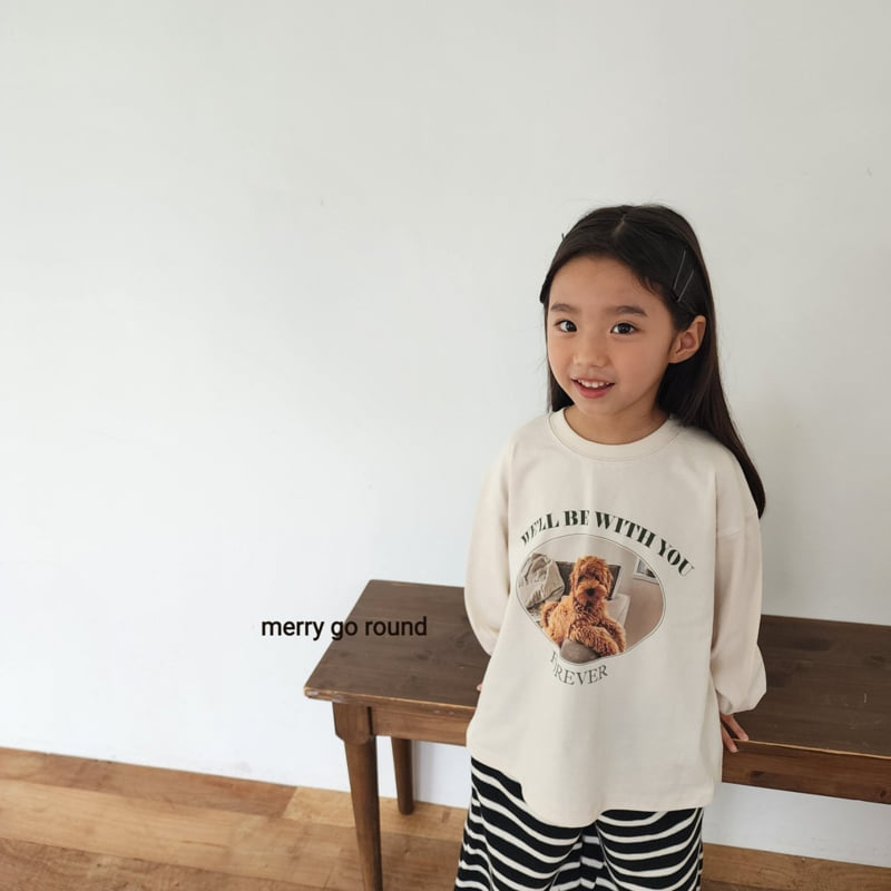 Merry Go Round - Korean Children Fashion - #childrensboutique - Puppy Sweatshirt