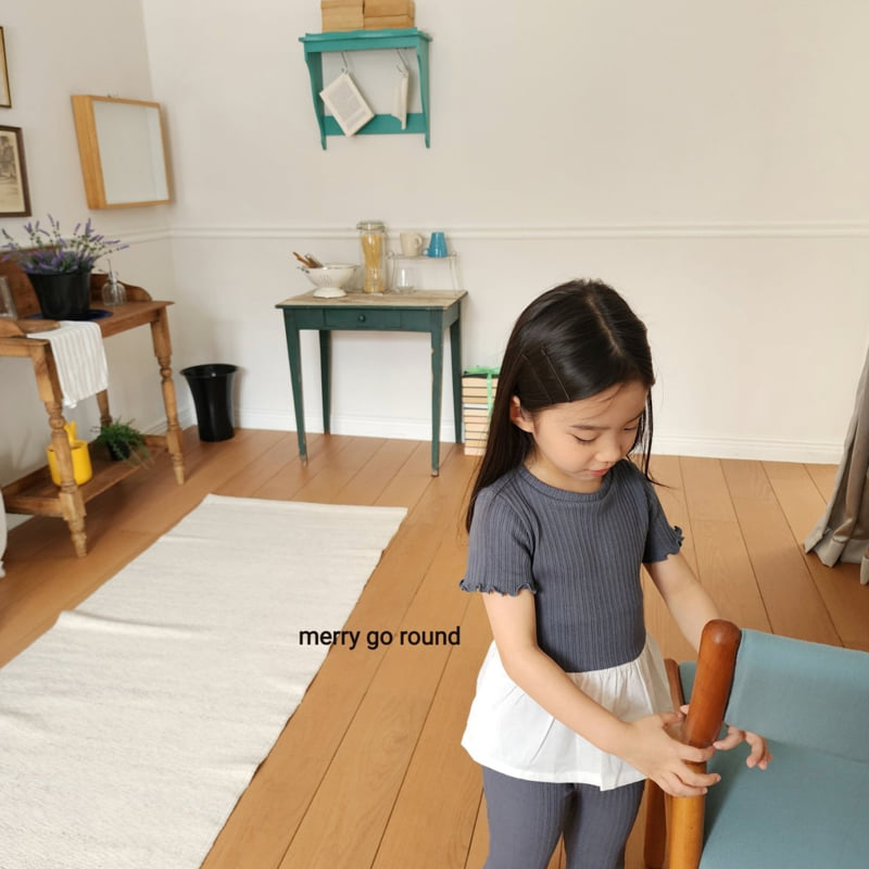 Merry Go Round - Korean Children Fashion - #childofig - Ribbed Set (set of 3) - 4