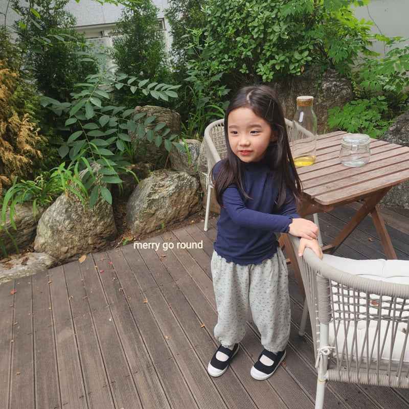 Merry Go Round - Korean Children Fashion - #designkidswear - Jelly Mock Neck Tee - 11