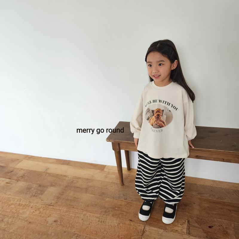 Merry Go Round - Korean Children Fashion - #designkidswear - Puppy Sweatshirt - 2