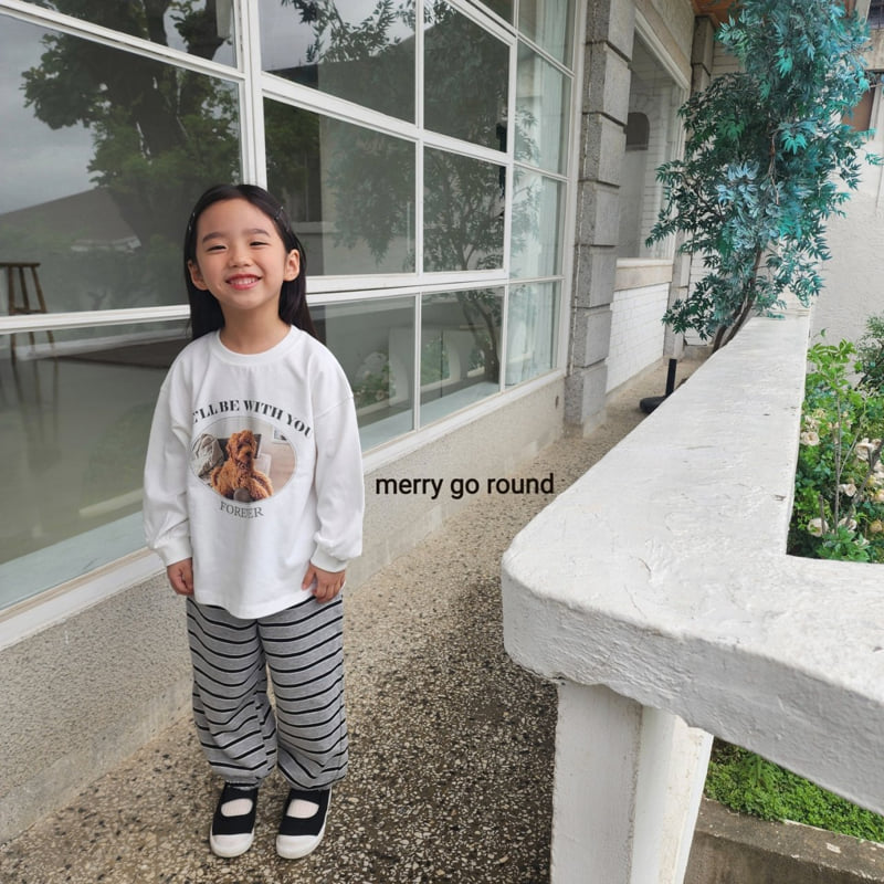Merry Go Round - Korean Children Fashion - #designkidswear - Striped Jogger Pants - 9