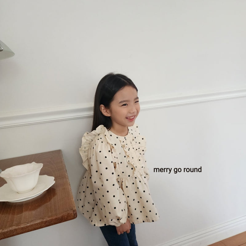 Merry Go Round - Korean Children Fashion - #discoveringself - Frill Blouse - 5