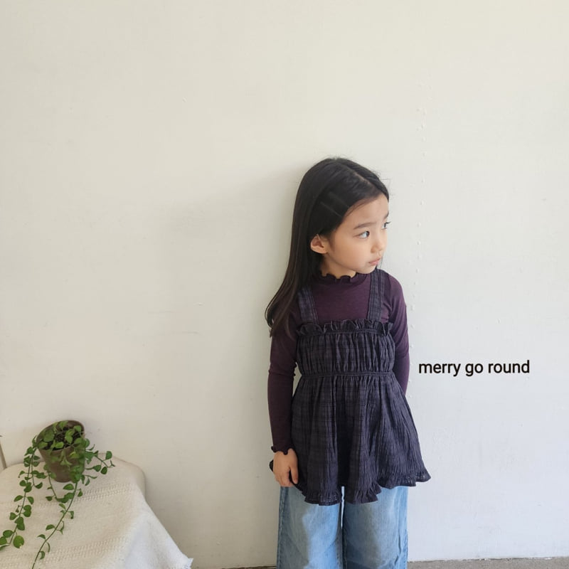 Merry Go Round - Korean Children Fashion - #designkidswear - Ribbon Frill Bustier - 4