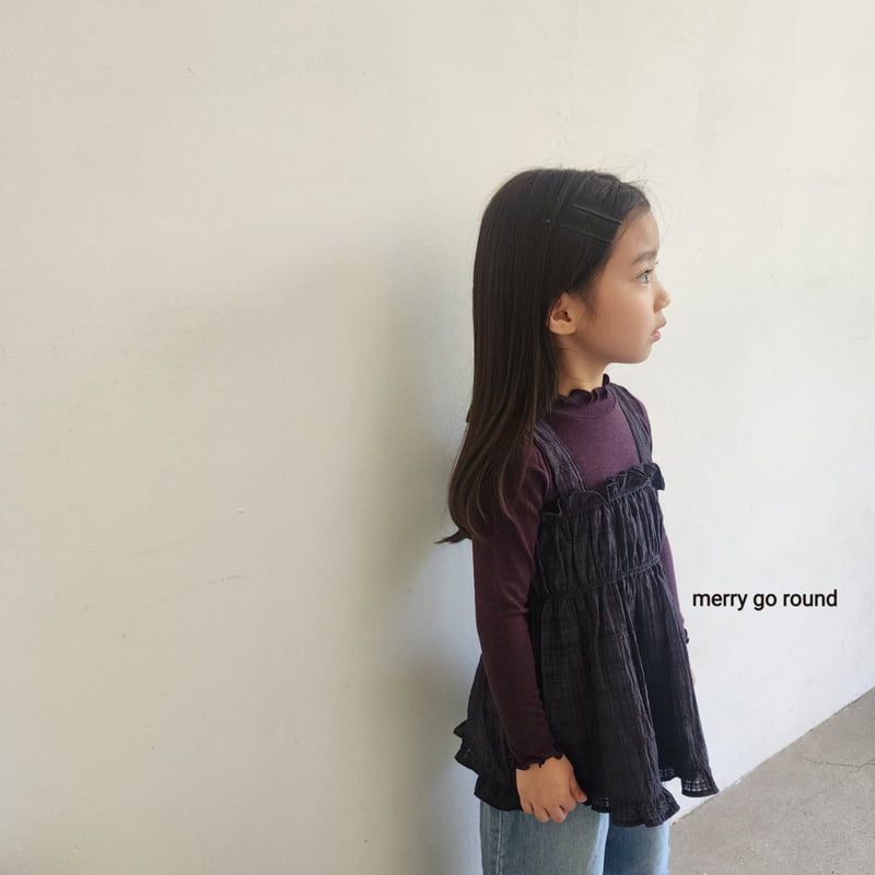 Merry Go Round - Korean Children Fashion - #fashionkids - Ribbon Frill Bustier - 5