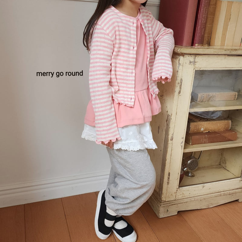 Merry Go Round - Korean Children Fashion - #kidsshorts - Skirt Jogger Pants - 9