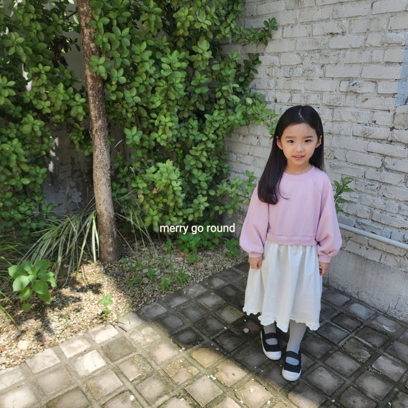 Merry Go Round - Korean Children Fashion - #kidsshorts - Sweatshirt One-piece - 12