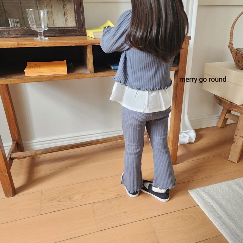 Merry Go Round - Korean Children Fashion - #kidsshorts - Ribbed Set (set of 3) - 8