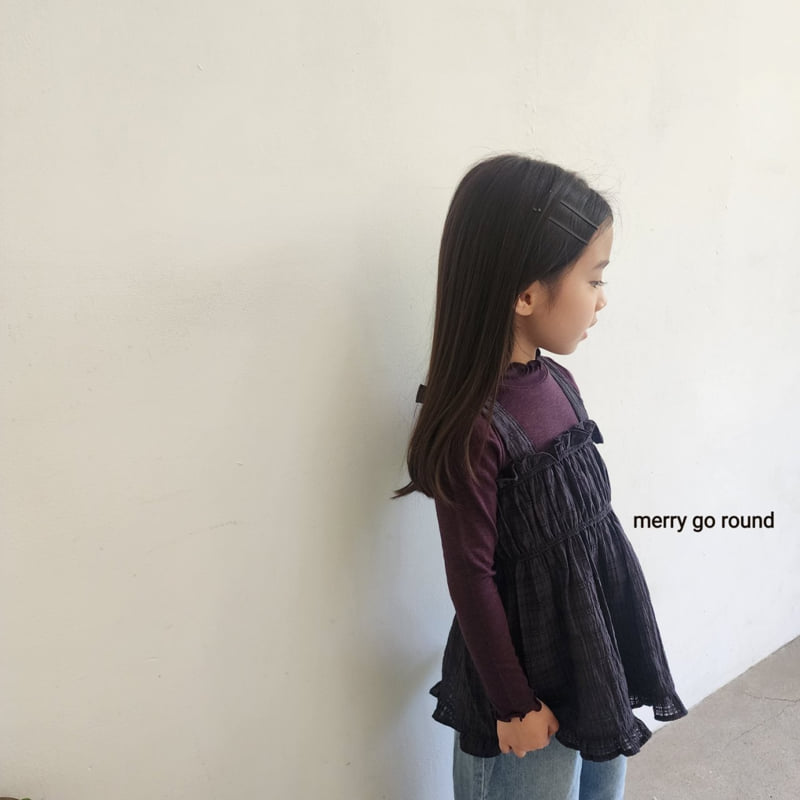 Merry Go Round - Korean Children Fashion - #kidsshorts - Ribbon Frill Bustier - 6