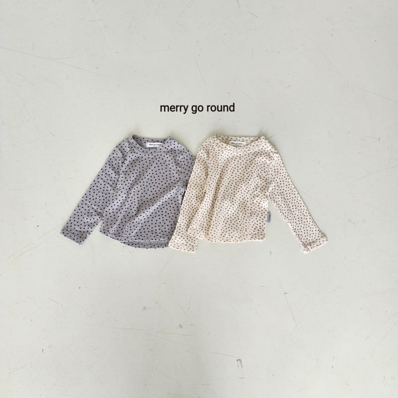 Merry Go Round - Korean Children Fashion - #kidsshorts - Petit Round Tee - 2