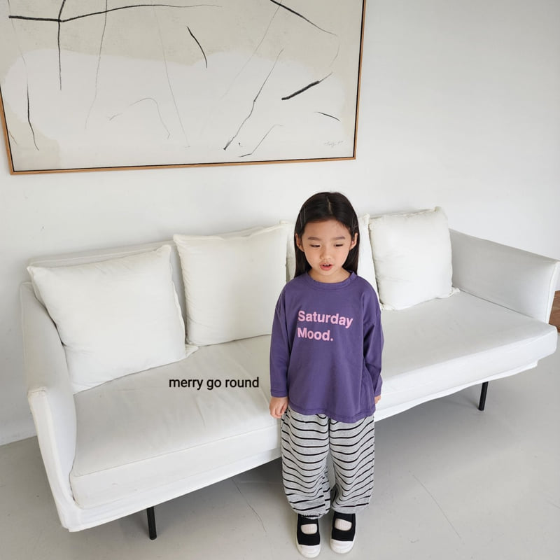Merry Go Round - Korean Children Fashion - #kidsshorts - Striped Jogger Pants - 12