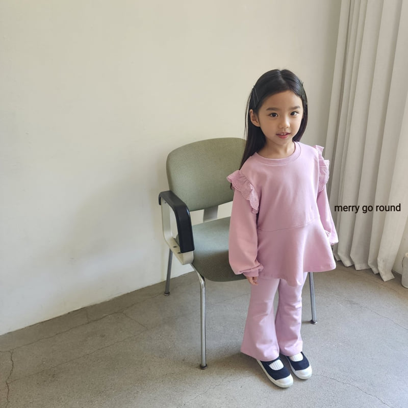 Merry Go Round - Korean Children Fashion - #kidsstore - Lovely Bootcut Set - 8