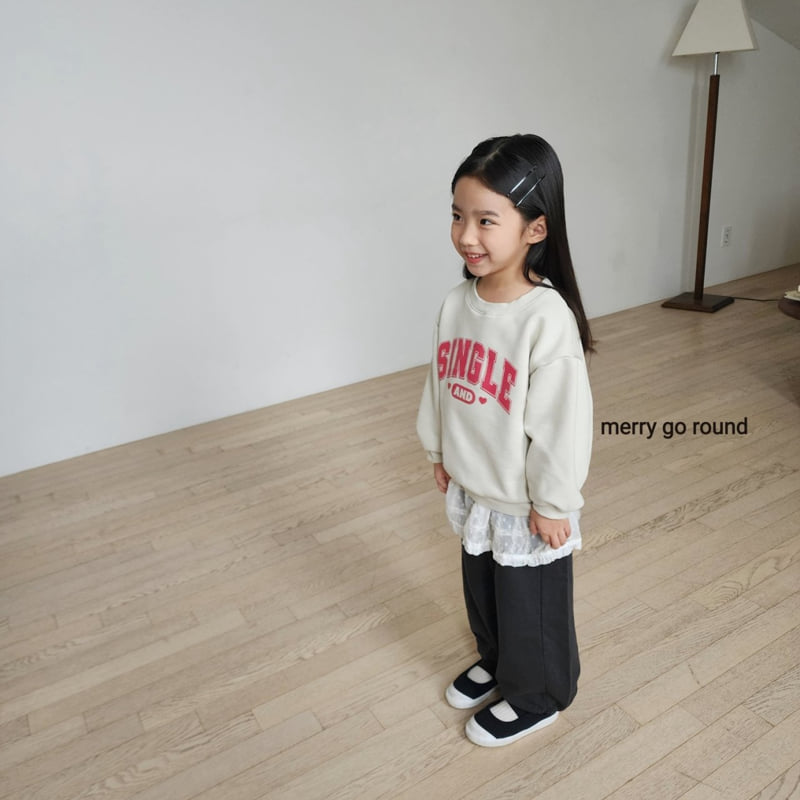 Merry Go Round - Korean Children Fashion - #kidzfashiontrend - Skirt Jogger Pants - 11