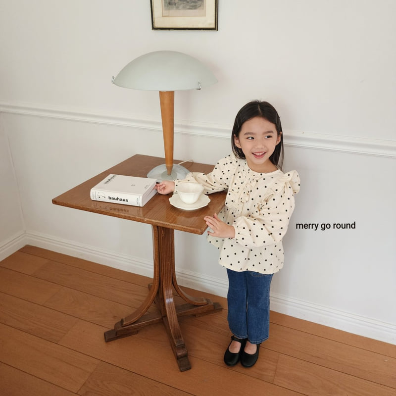Merry Go Round - Korean Children Fashion - #kidzfashiontrend - Frill Blouse - 9