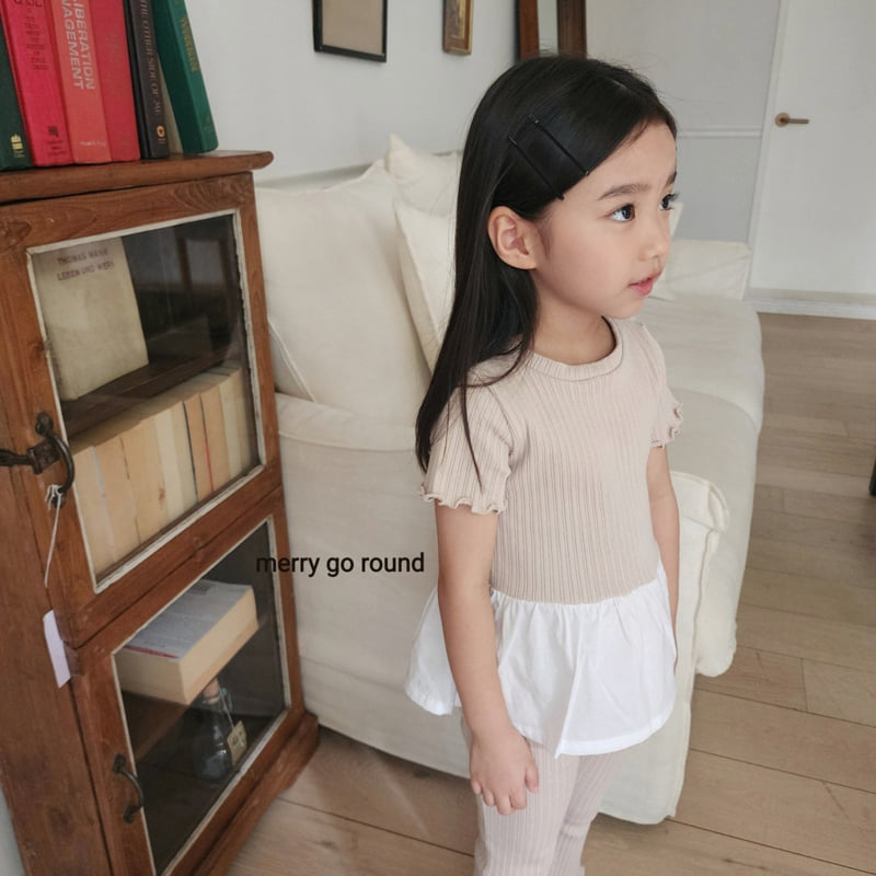 Merry Go Round - Korean Children Fashion - #kidzfashiontrend - Ribbed Set (set of 3) - 10