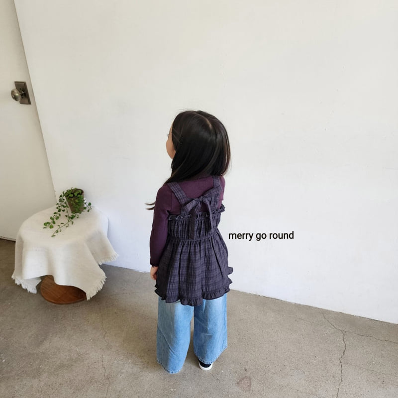 Merry Go Round - Korean Children Fashion - #kidzfashiontrend - Ribbon Frill Bustier - 8