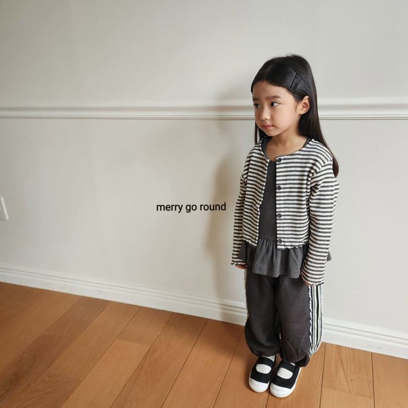 Merry Go Round - Korean Children Fashion - #kidzfashiontrend - Lace Jogger Pants - 6
