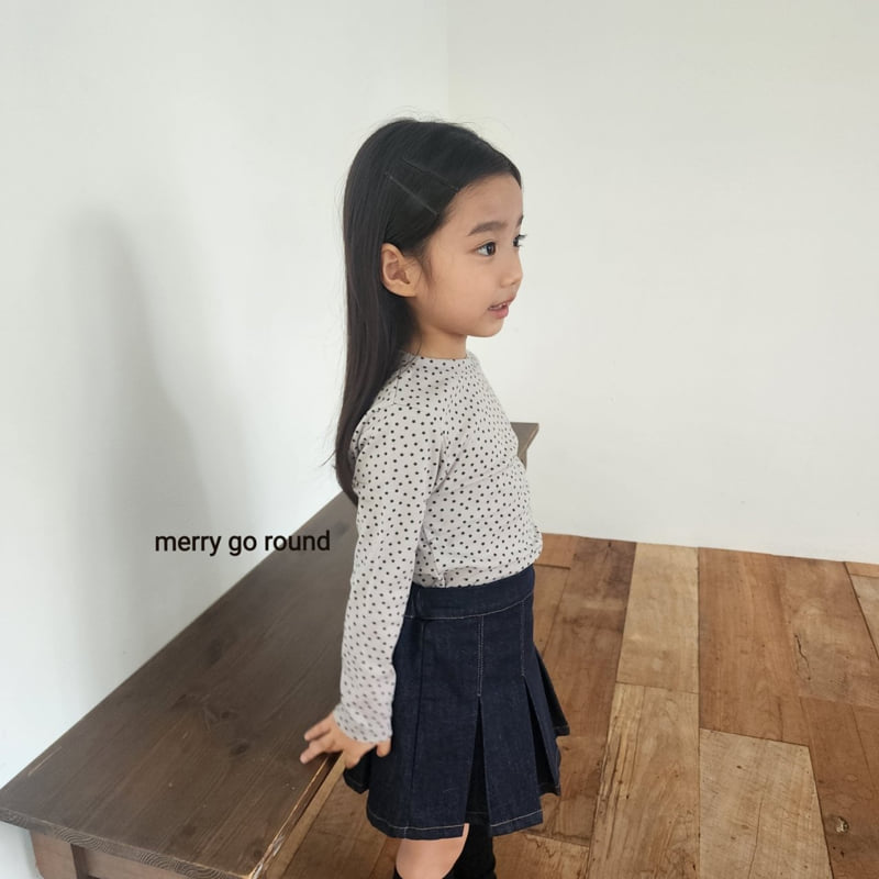 Merry Go Round - Korean Children Fashion - #kidsstore - Petit Round Tee - 4