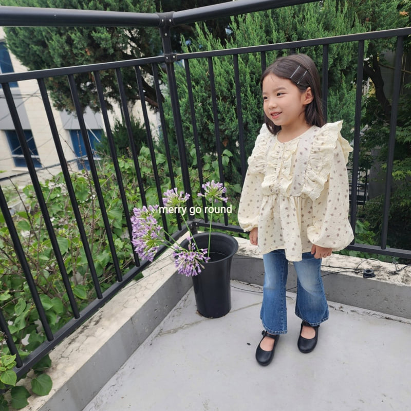 Merry Go Round - Korean Children Fashion - #littlefashionista - Frill Blouse - 11