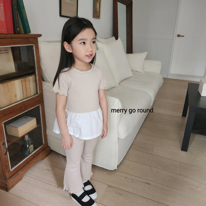 Merry Go Round - Korean Children Fashion - #littlefashionista - Ribbed Set (set of 3) - 12