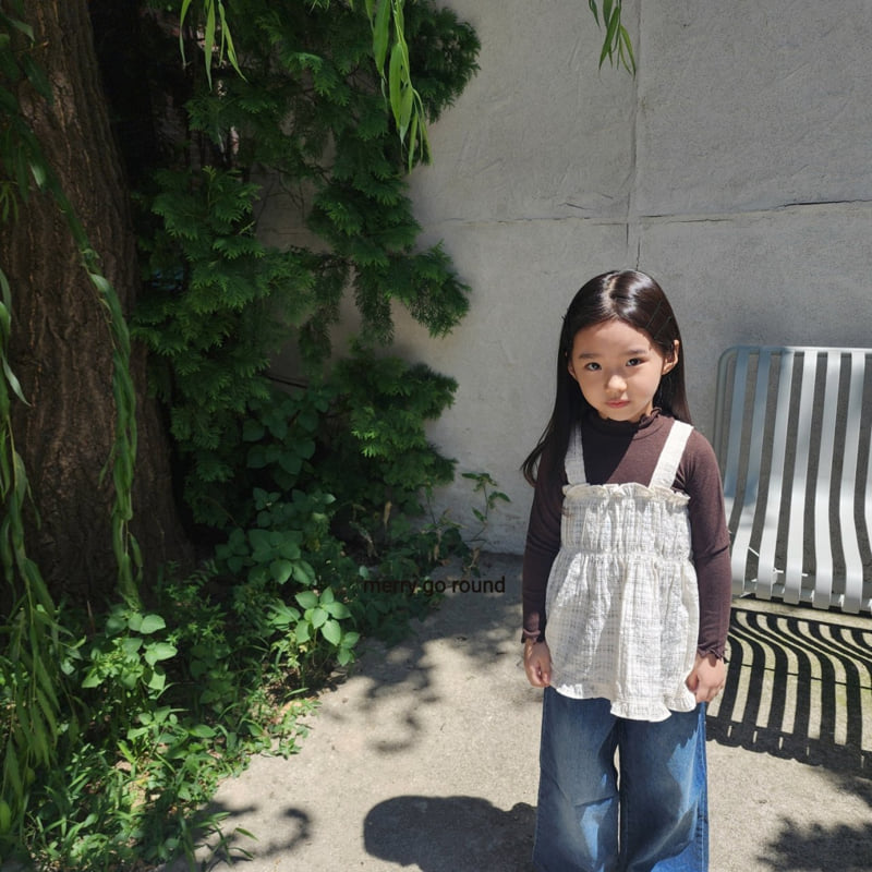 Merry Go Round - Korean Children Fashion - #magicofchildhood - Ribbon Frill Bustier - 11