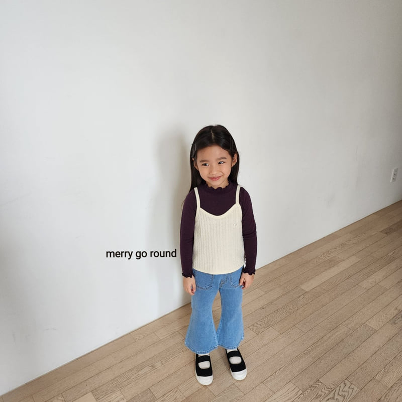Merry Go Round - Korean Children Fashion - #magicofchildhood - Pocket Bootcut Pants - 4