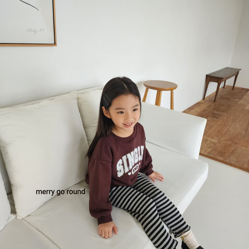 Merry Go Round - Korean Children Fashion - #minifashionista - Single Sweatshirt - 6