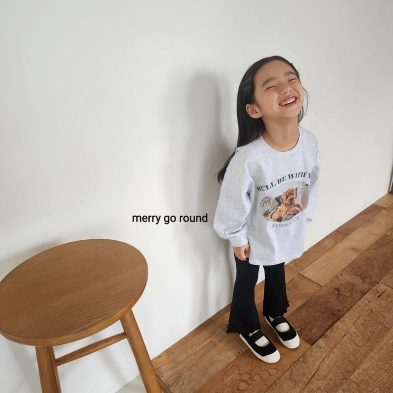 Merry Go Round - Korean Children Fashion - #prettylittlegirls - Puppy Sweatshirt - 12