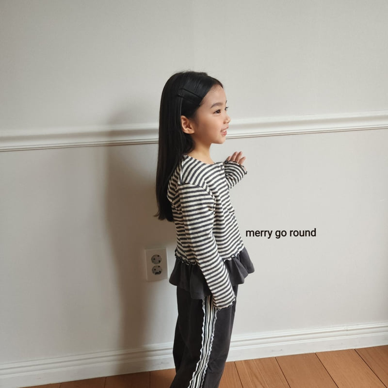 Merry Go Round - Korean Children Fashion - #todddlerfashion - Striped Cardigan Set - 11