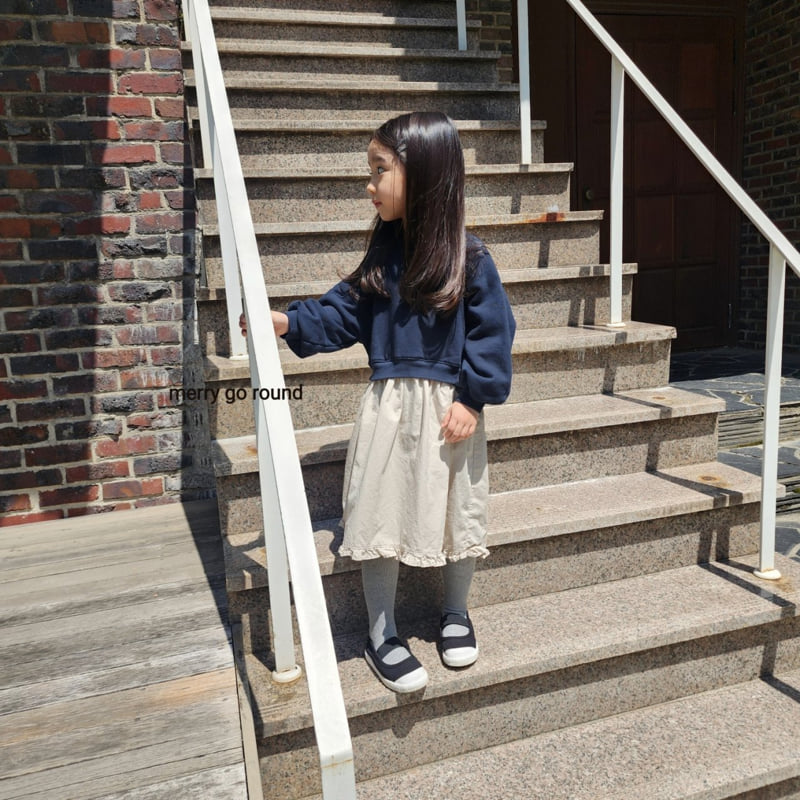 Merry Go Round - Korean Children Fashion - #prettylittlegirls - Sweatshirt One-piece - 4