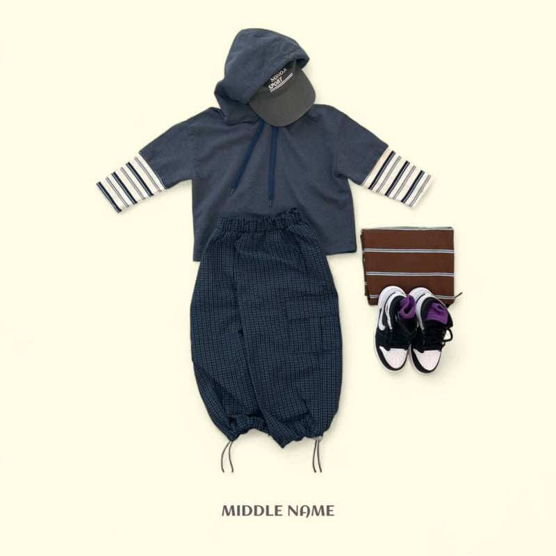 Middle Name - Korean Children Fashion - #Kfashion4kids - Colorblock Hoodie - 9