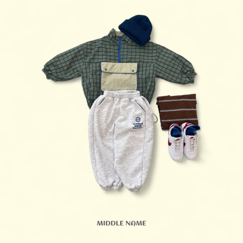 Middle Name - Korean Children Fashion - #Kfashion4kids - Check Windbreaker Anorak - 12