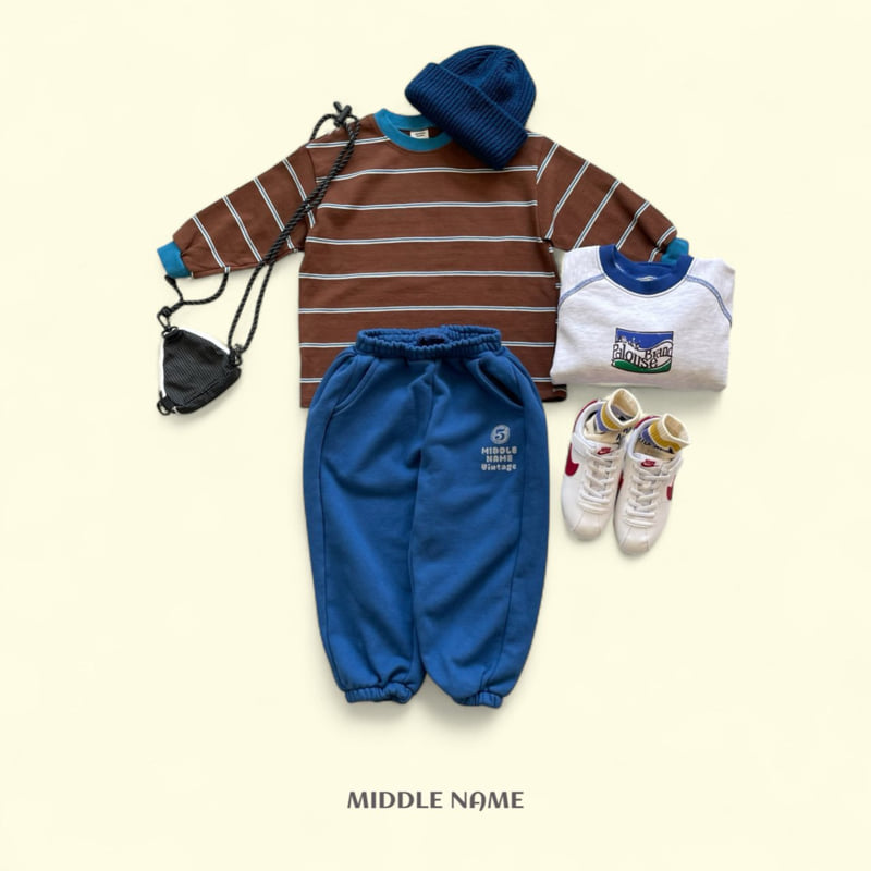 Middle Name - Korean Children Fashion - #Kfashion4kids - Autumn Stripe Tee - 8