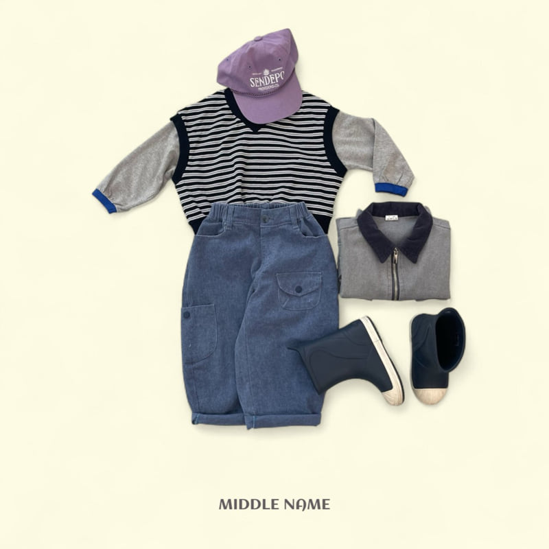 Middle Name - Korean Children Fashion - #Kfashion4kids - Pocket Pigment Pants - 6