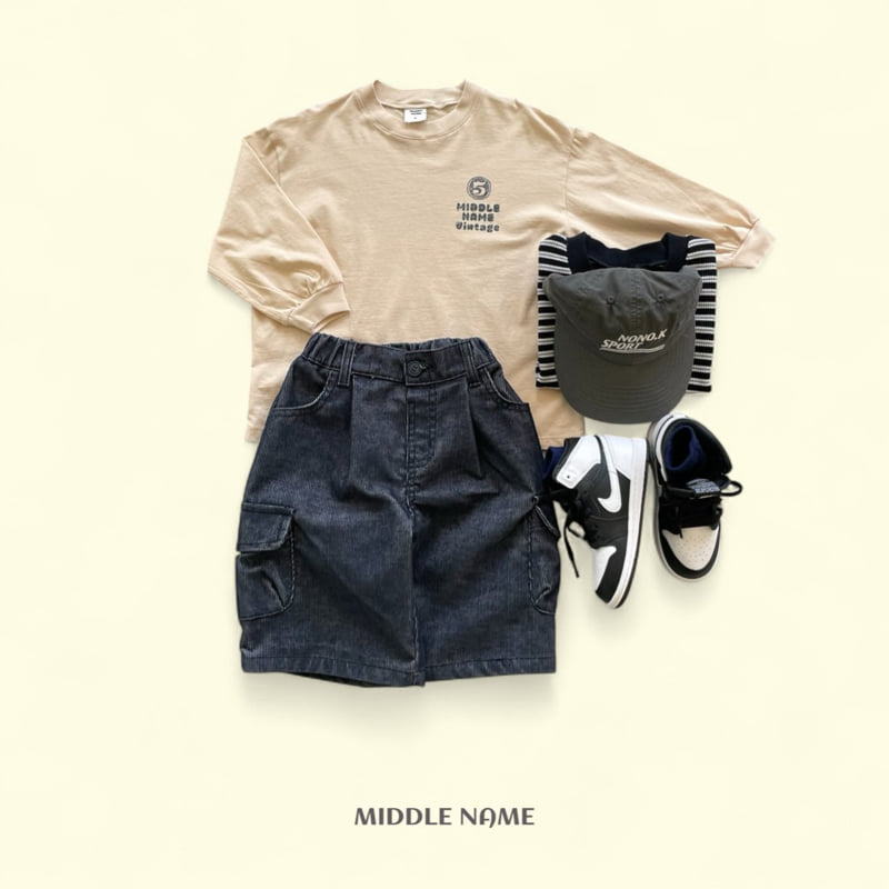 Middle Name - Korean Children Fashion - #kidzfashiontrend - Middle Vintage Long Tee - 4