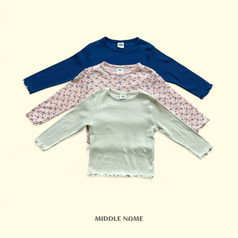 Middle Name - Korean Children Fashion - #Kfashion4kids - Eyelet Basic Tee