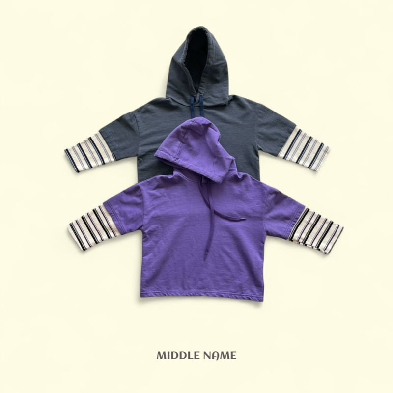 Middle Name - Korean Children Fashion - #childofig - Colorblock Hoodie