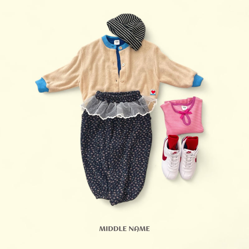 Middle Name - Korean Children Fashion - #childofig - Ruffle Waffle Flower Pants - 12