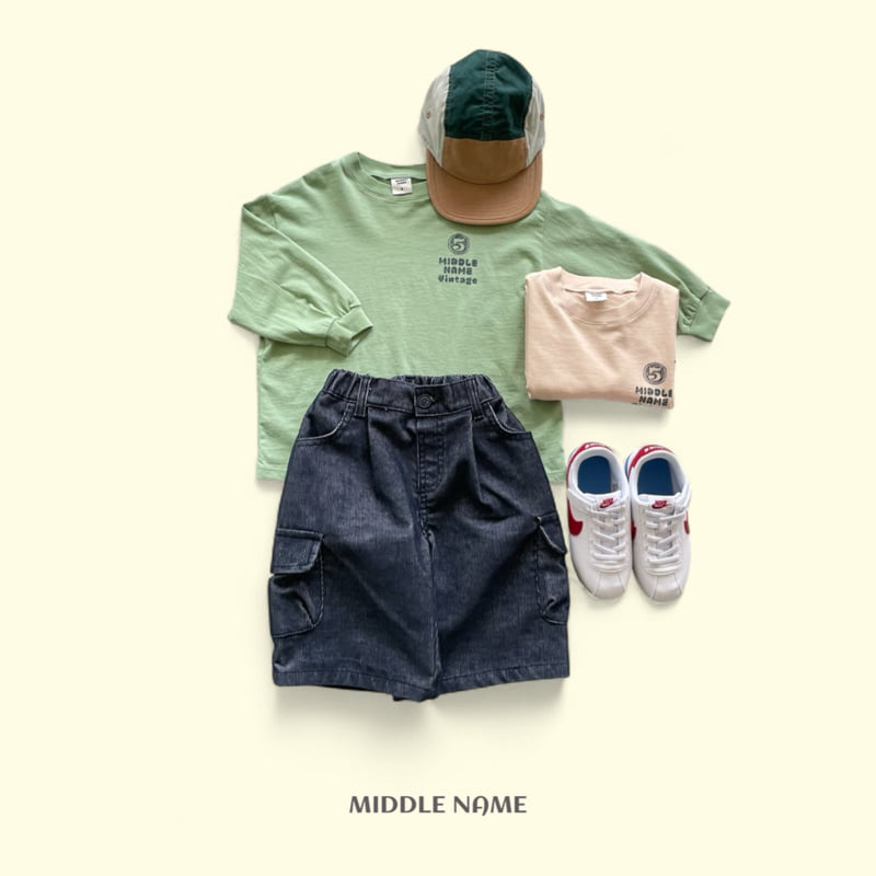 Middle Name - Korean Children Fashion - #childofig - Middle Vintage Long Tee - 12