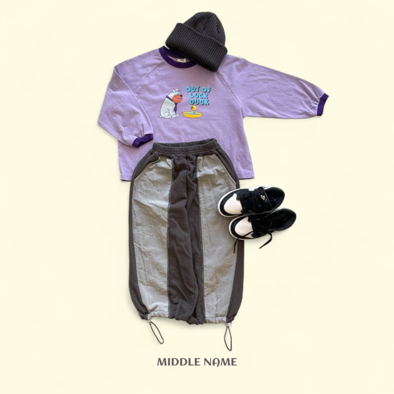 Middle Name - Korean Children Fashion - #childrensboutique - Colorblock Duck Long Tee - 8