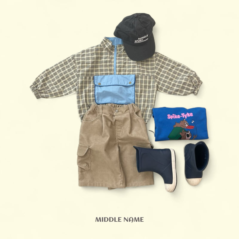 Middle Name - Korean Children Fashion - #childrensboutique - Corduroy Bermuda Pants - 3