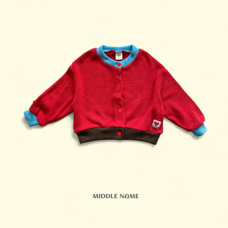 Middle Name - Korean Children Fashion - #designkidswear - Unit Color Cardigan - 2