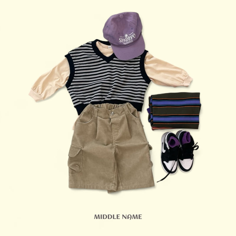 Middle Name - Korean Children Fashion - #designkidswear - Stripe Knit Vest - 3