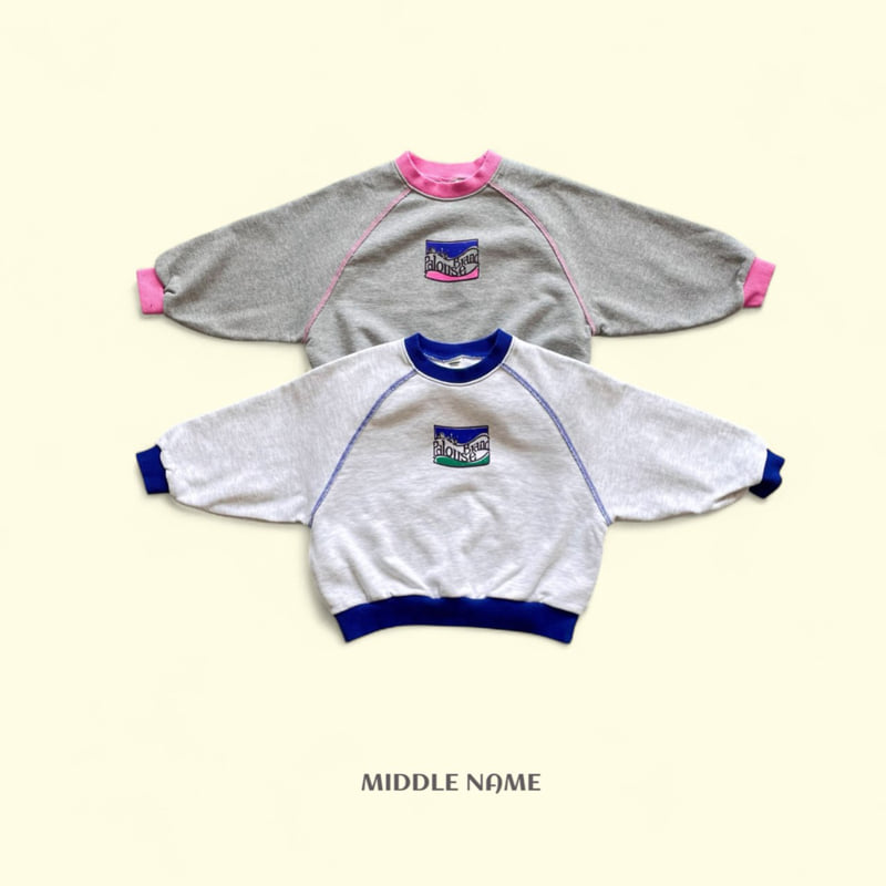 Middle Name - Korean Children Fashion - #designkidswear - Colorblock Raglan Sweatshirt