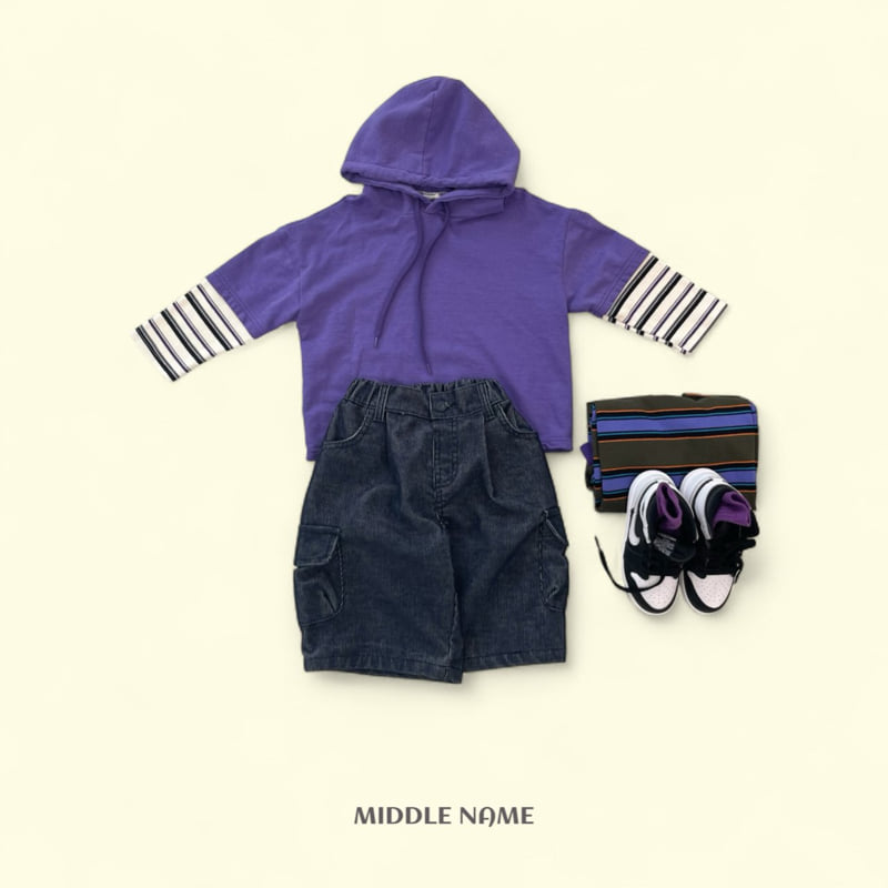 Middle Name - Korean Children Fashion - #designkidswear - Colorblock Hoodie - 4