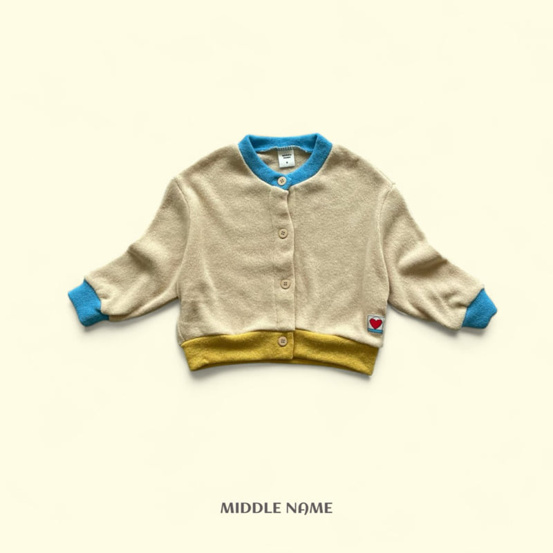 Middle Name - Korean Children Fashion - #discoveringself - Unit Color Cardigan - 3