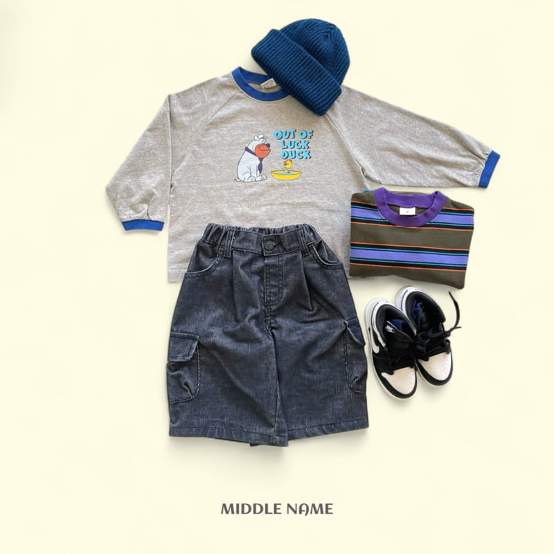Middle Name - Korean Children Fashion - #discoveringself - Colorblock Duck Long Tee - 10