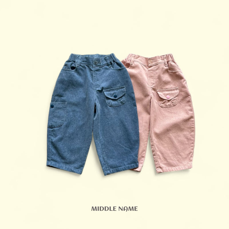 Middle Name - Korean Children Fashion - #discoveringself - Pocket Pigment Pants