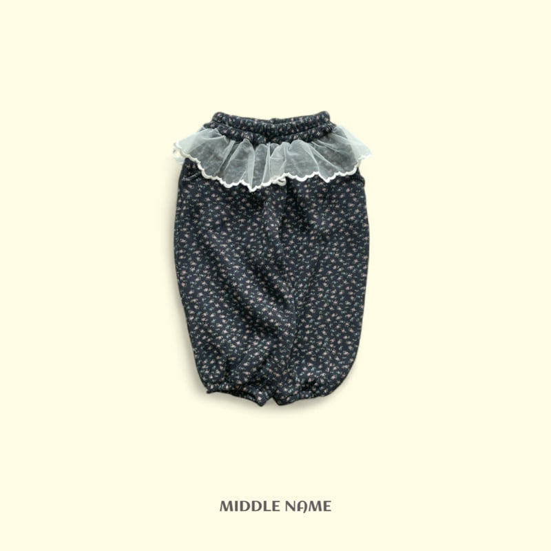 Middle Name - Korean Children Fashion - #fashionkids - Ruffle Waffle Flower Pants - 2