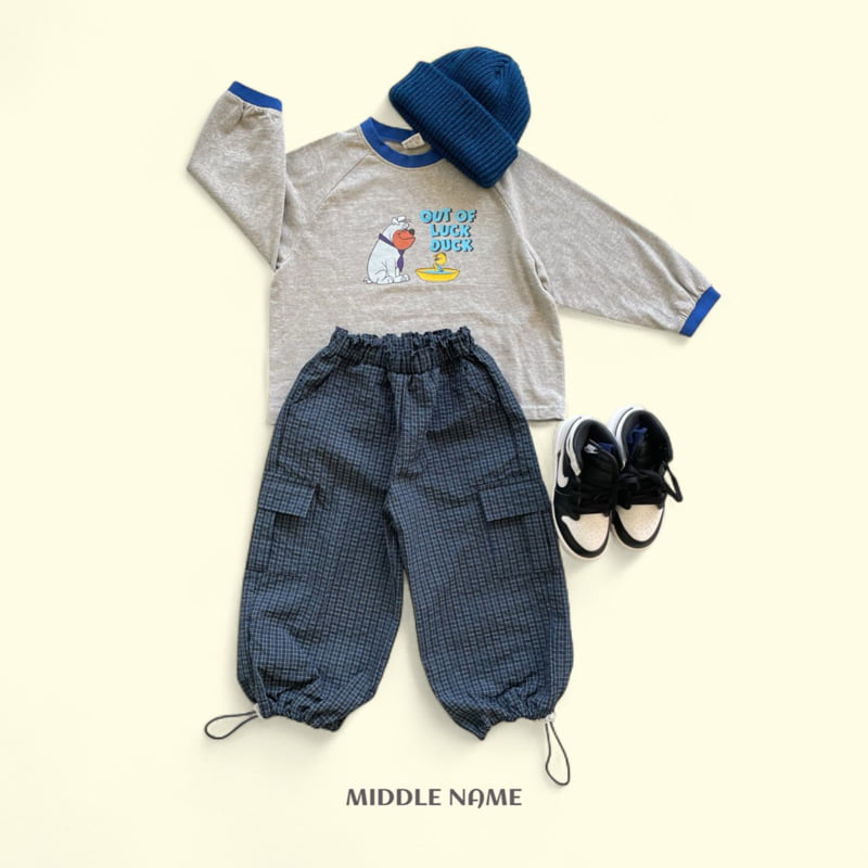 Middle Name - Korean Children Fashion - #fashionkids - Colorblock Duck Long Tee - 11